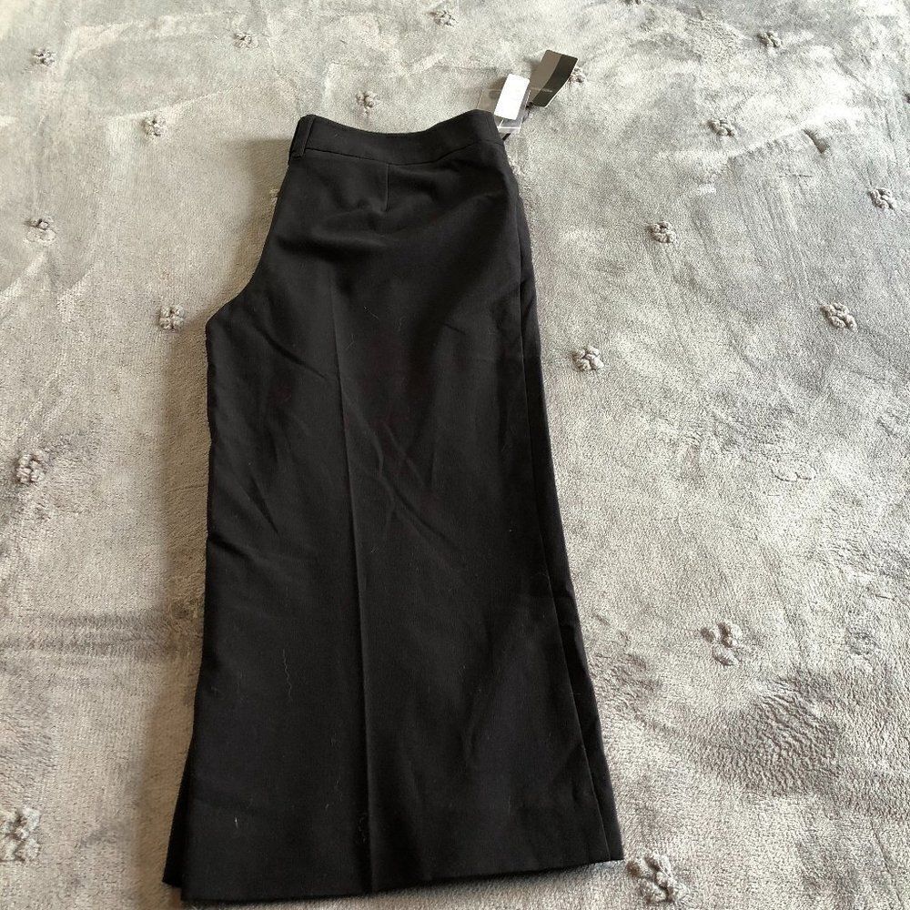 Sz10 Black Pants Capris Bisou Bisou Womens NWT       KS